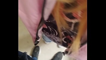 Preview 1 of Girl Ignores Guy - The girl sucked at the entrance and got cum in her mouth