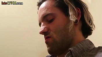 Preview 1 of Sleeping Beuty Parady Full Movie - Tattooed CFNM babe enjoys dick wanking session