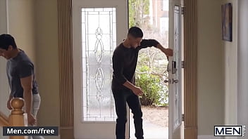 Preview 1 of New Porn 4k - Horny (Johnny Rapid) Fucks Sexy Latino (Jacob Booker) In Doggystyle Before Giving Him A Facial - Men