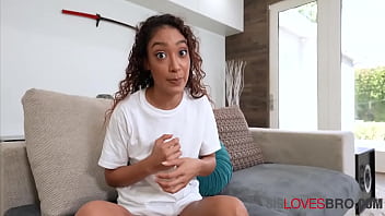 Preview 2 of Nice Iraq - The Missing Bra Fuck With Teen Step Sister- Sarah Lace