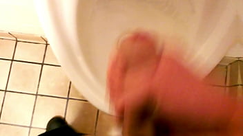Preview 1 of Xvideos 1min - Cum In Public Urinal - SlugsOfCumGuy