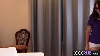 Preview 2 of Dairy Tx - Coach Bridgette B licking amazing MILFs Nickey Huntsman wet pussy after hot body massage