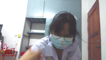 Preview 1 of Seachshe Vrxxx - Cute thai student teen glass student have sex with his friend
