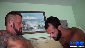 Preview 1 of Dad Fuck Dotther - BREEDMERAW Hairy Men Hugh Hunter And Stephen Harte Bareback