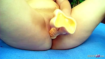 Preview 1 of Johnny Sins Orgy - Chubby Curvy Teen with Floppy Tits Fuck Rough by Small Guy