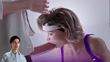 Preview 3 of Invisible Man Sex Japanese - Stepmom Couldn&#039_t Resist When She saw His Huge 11 Inch Cock and Seduced him to Fuck her Hot Hairy Pussy - Apocalust 3D Porn Games
