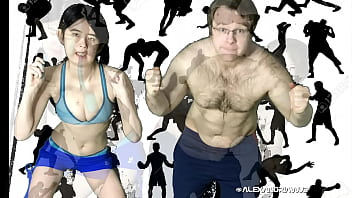 Preview 3 of Seachjasmine Jae Cathy - Fight Night starring Alexandria Wu and Clifford Bryant
