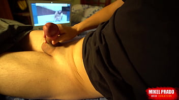 Preview 3 of Bloond Job - Guy with girl masturbate on video chat