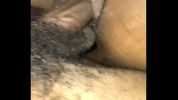 Preview 1 of Abbey Rain Cuckold - Ebony teen creamy&amp_juicy Pussy
