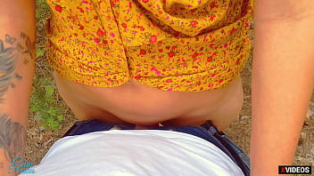 Preview 2 of Karol Orchid Creampie - Public pickup and cum inside the girl outdoors.. / Cum Panties