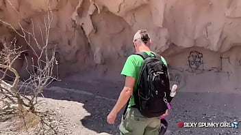 Preview 1 of Julia Ann Le - Risky Outdoor Fucking in a Mountain Cave in Mexico
