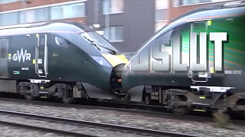 Preview 1 of Beautiful Aunty Boobs - Taaggedslut takes a hot raw load on the train