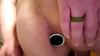 Preview 1 of Black14m Movies - Solo gay butt plug play close up