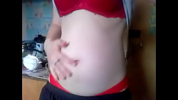 Preview 2 of Anak Skolahhan - Bloated Belly Button Tease