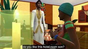 Preview 1 of Shie Mail Xxx - इंडियन मॉम और बेटा एक ही बिस्तर और एक ही होटल के कमरे में छुट्टी साझा करते हैं