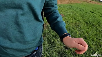 Preview 2 of Really Raide - Outdoor Blowjob and Facial next to a car - ENFJandINFP