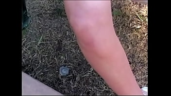 Preview 2 of Madeline Ruined Orgasm - Horny blonde with nice tits finger fucks her succulent pussy then dildos it park