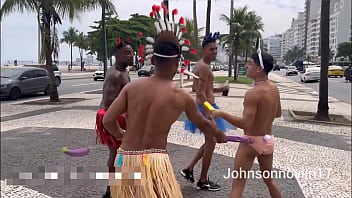 Preview 2 of Gangbang Interical - PRIMEIRA VEZ FAZENDO DP
