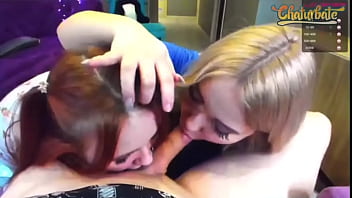 Preview 2 of Smocking Hemp - Hot Threesome: blowjob,  69 and doggystyle fuck