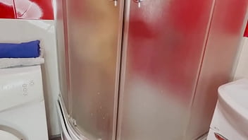 Preview 1 of Sweet Sinner Mother - The stepson spies on his mother taking a shower. Anal sex