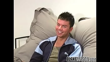 Preview 2 of Rape Japanese Big Tits - Handsome amateur Dave masturbates after kinky interview
