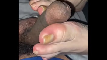 Preview 1 of Francesa Bao - Interracial foot job