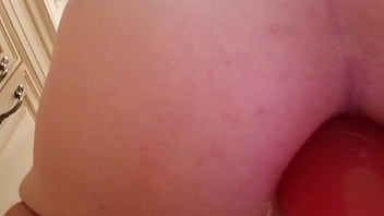 Preview 4 of Rub Clit 1 - Riding big dildo