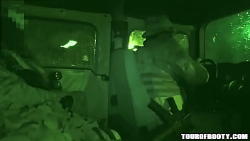 Preview 1 of Big Bobe Anty - TOUR OF BOOTY - Local Arab Working Girl Lets American Soldier Tap Dat Azz