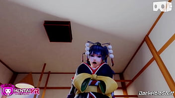 Preview 2 of Chaild Sex Xxx Moovis - Nyotengu&#039_s Happy ending Cowgirl VR