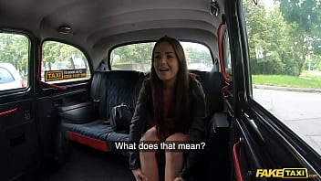 Preview 1 of Mardi Grass Pee - Fake Taxi Prison visit finishes with her pussy being fucked by a taxi driver