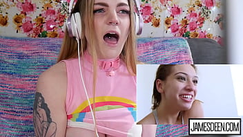 Preview 4 of 8sal Ki Lar Ki Xxx Video - CARLY RAE SUMMERS REACTS TO JAMES DEEN VS SARA LUVV - HONEST PORN REACTIONS - HPR09