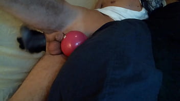 Preview 3 of Xx Video From Bhutan Hd - some thick dildo hole play,  ball slaps