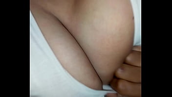Preview 3 of Sex Flashing - Secret friend sucks my boobs