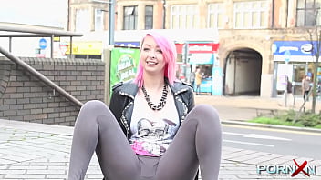 Preview 2 of Son Forse Mom Sex Me - Teen cutie pissing in her pants outdoors