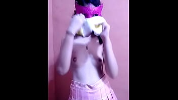 Preview 1 of Pregnant Charlie Marie - WHOOPSIE! Naughty little Kitty Almost Caught Mid-Strip. Funny Fail