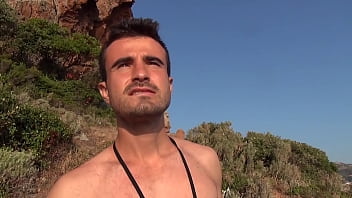 Preview 1 of Pakistani Fh18 Com - Bande annonce | Jeune sauveteur se fait baiser le cul par un coll&egrave_gue macho dans les calanques