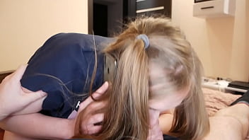 Preview 3 of Louk Xxx - step Daddy fucked me in the mouth and cum on my face while i talking on the phone with StepMom