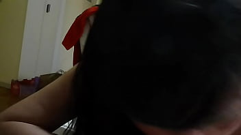 Preview 4 of Granny Tit Porn - Duk and David. Duk peeing outside in David mouth,  sucking his cock for cum