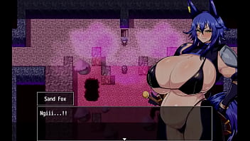 Preview 4 of Bus Stend - Tem um bandido que ama foder a protagonista dentro da caverna - Horny Adventurer Karen - Parte 8
