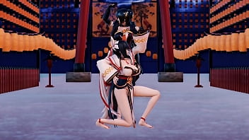 Preview 1 of Brutal Bbc Anal In Restraint - MMD R18 Elsword A r a