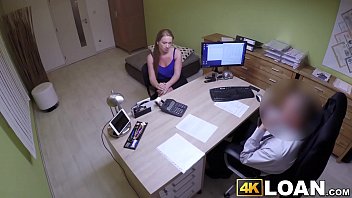 Preview 1 of Sexy Vf Full Hd - Young babe takes a big cock from behind hoping to get a loan