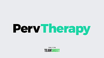 Preview 1 of Spreading Her Legs Stretc - Too Close by PervTherapy feat. Em Indica,  Liz Jordan &amp_ Clarke Kent - TeamSkeet