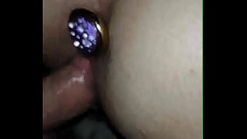 Preview 3 of Step Mum And - Buceta molhada com plug no cuzinho