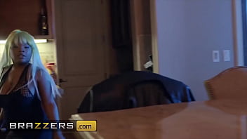 Preview 1 of Alura Jenson Gape - SexyThief (Claudia Obey) Breaks Into (Charles Deras) House And When She Gets Caught She Offers To Suck His Dick - Brazzers