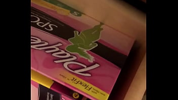 Preview 3 of Candice Cardinel - Spying on friends tampons and pads part 1.1