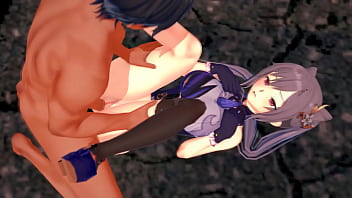 Preview 1 of 15 Yanda - Genshin Impact - Keqing gets creampied - Hentai