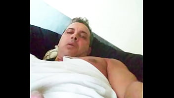 Preview 4 of Horny Wrestlers - Hot Gay Famosos Caught Male Celebrity Sextape of Hunk Cory Bernstein,   waking up Masturbating Gay Big Cock and cum !