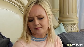 Preview 1 of Xxx Sixy Hindi Videos - Sad stepsister Natalia Queen gets stepbro&#039_s huge dong