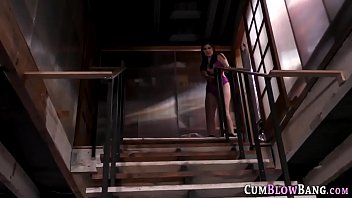 Preview 1 of Milk Boobs Fuck - Horny ho blowbangs black dicks
