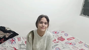 Preview 1 of Nubelis Fu - Linda vecina latina me pide una taza de leche y me ruega que me la coja muy duro ya que el cornudo de su marido no lo hace.